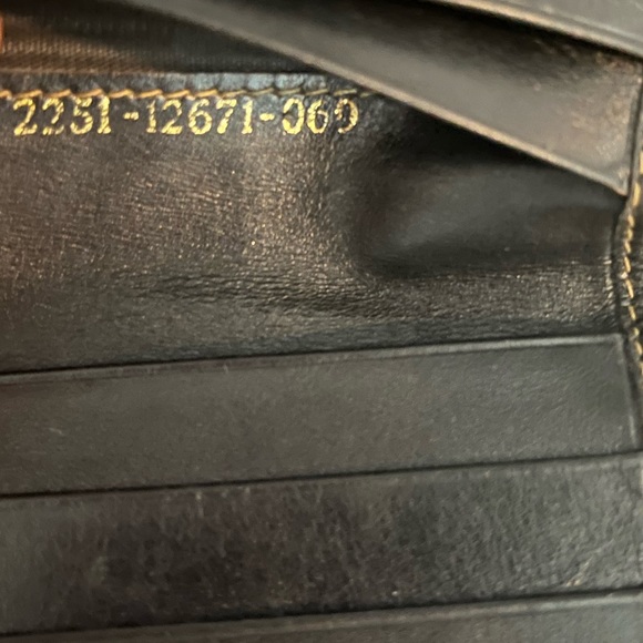 Fendi Vintage Pequin Stripe Bi-Fold Wallet - Picture 8 of 9